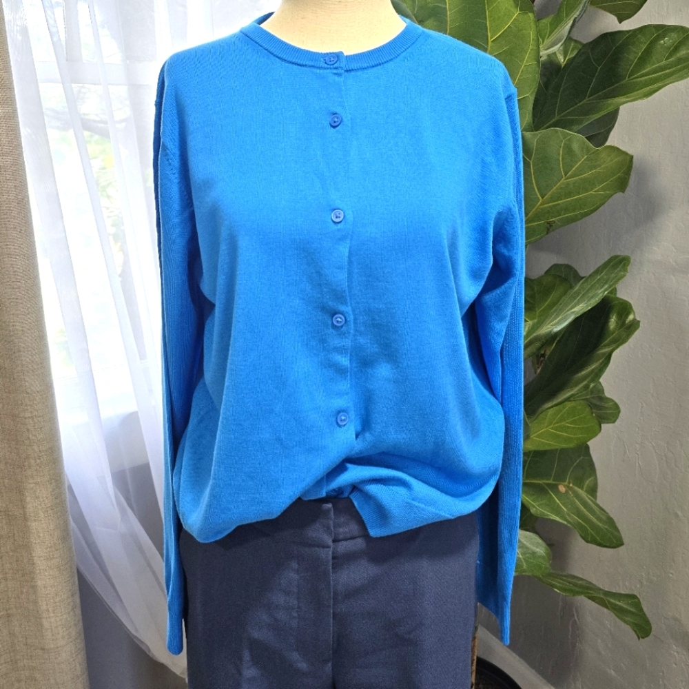 Uniqlo Cardigan – Blue – Size XXL (Fits Like XL) – New Without Tags